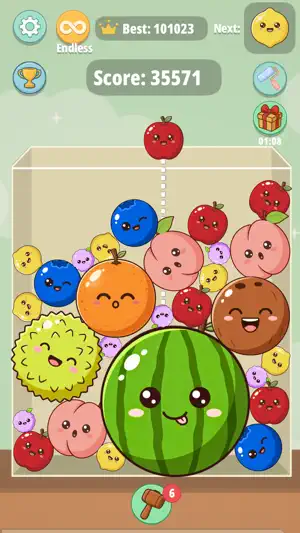 Fruit Drop Game: Merge Puzzle screenshot 1