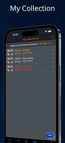 States & Territories Quarter iPhone screenshot