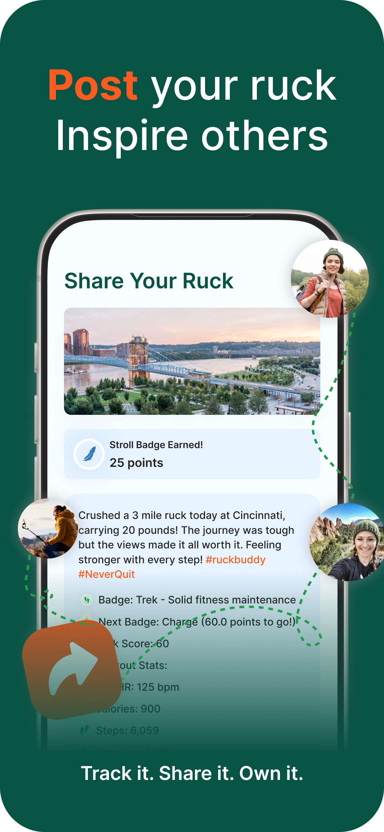 Ruckaroo - Ruck & Hike Tracker