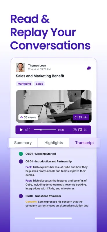 Smart AI Note Taker - MeetGeek screenshot 5 of 8