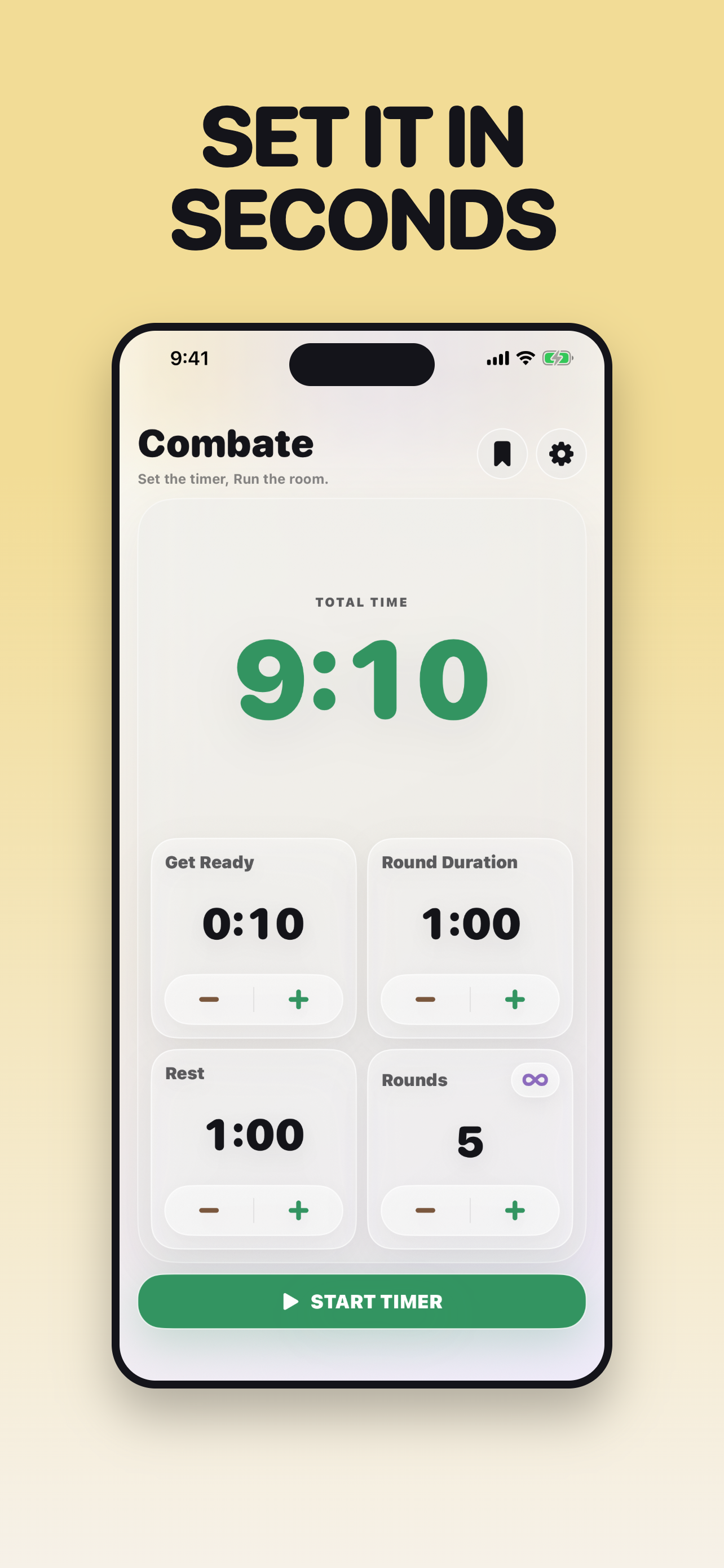 Combate Timer screenshot 2