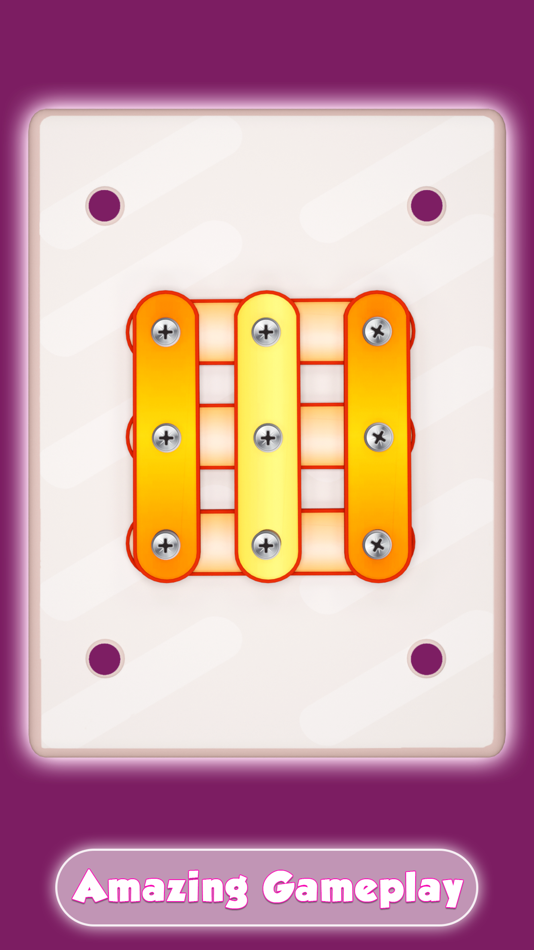 #6. Nut & Bolt Pin Puzzle Game (macOS) 由: Muhammad Wahhab Mirza