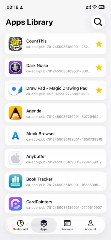Ads Report for Admob screenshot 2 of 8
