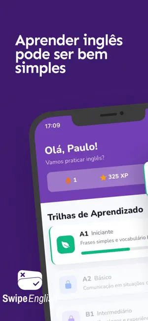 Swipe English: Aprenda inglês screenshot 1