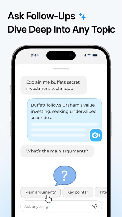 TubeOnAI - Summarize Anything iPhone screenshot 6 - Productivity app