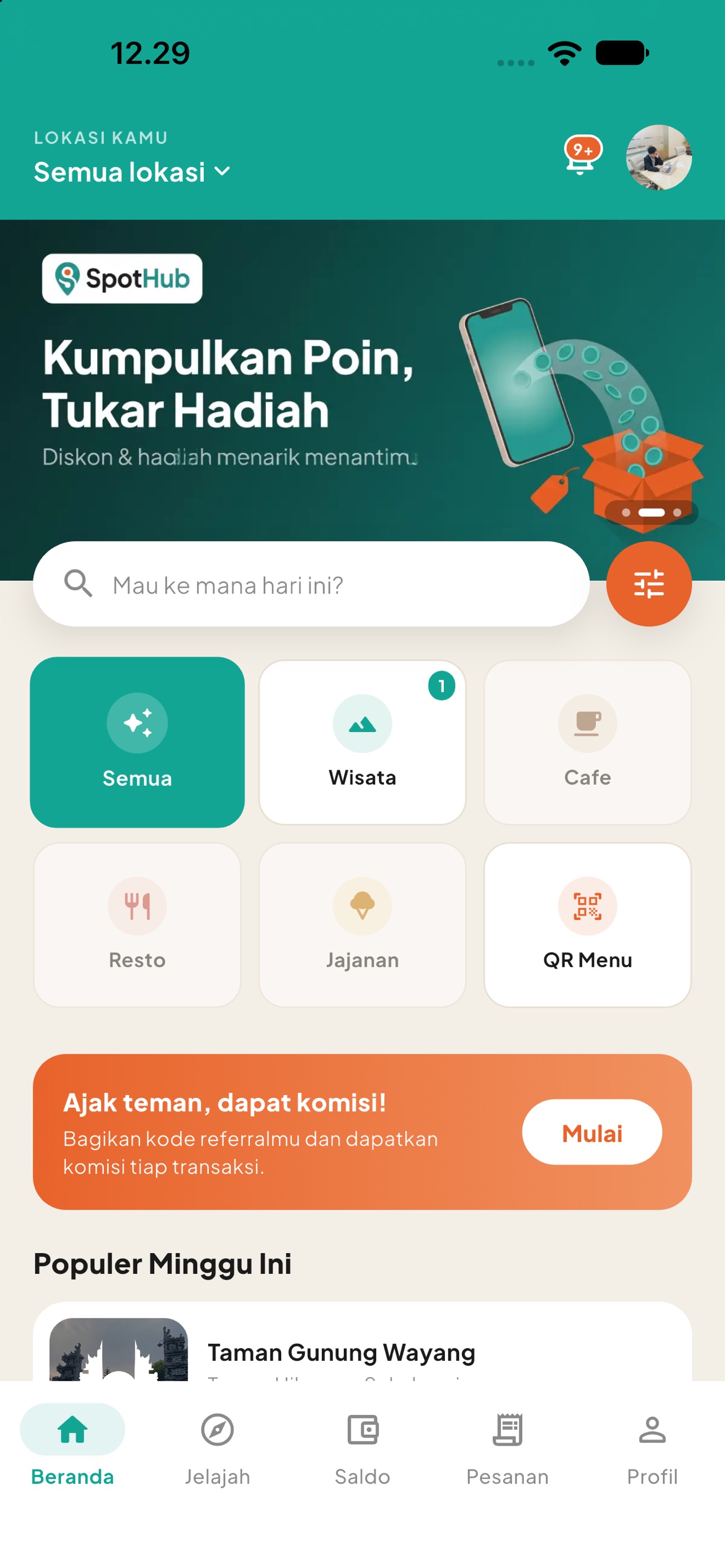 Screenshot 1 of SpotHub Traveler