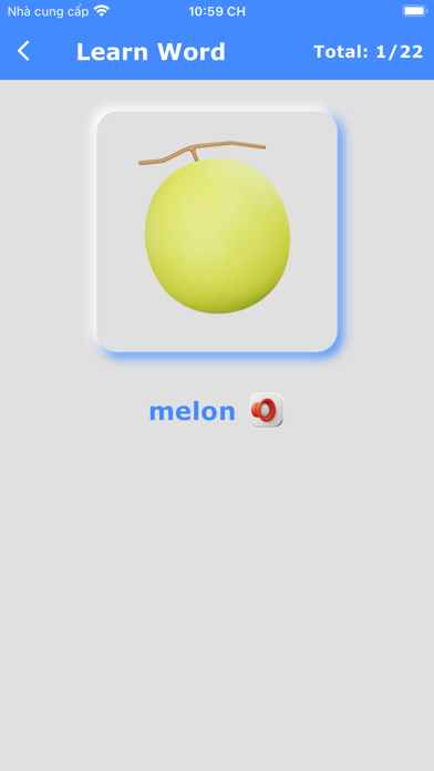 English Vocabulary Learning Screenshot