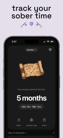 SoberQuest - Sobriety Tracker Screenshot 2 of 7