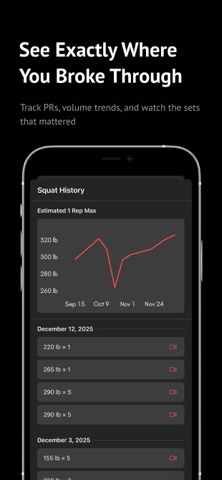 Powr - Powerlifting Tracker Screenshot 3 of 6