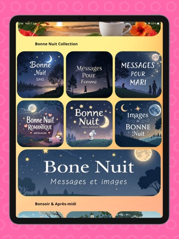 Bonjour Bonsoir Bonne nuit iPad screenshot