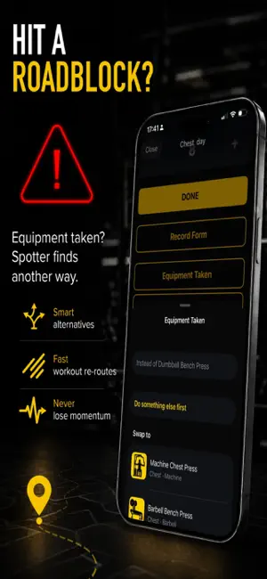 Spotter Gym Workout Planner screenshot 4