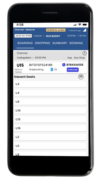 Screenshot 3 of Busbuddy App