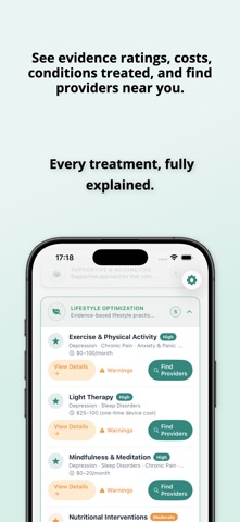 Treatment Finder: Depression screenshot