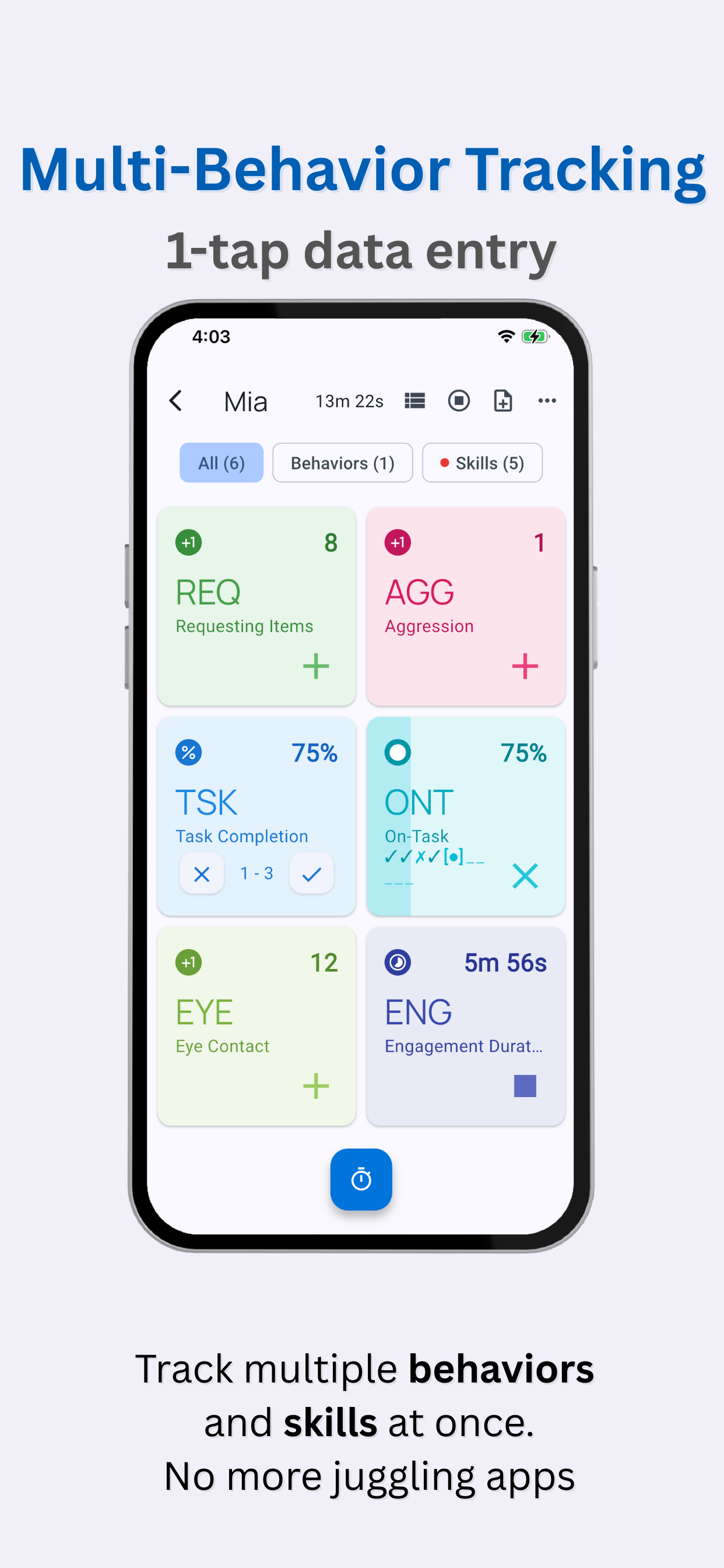TallyFlex: ABA data collection