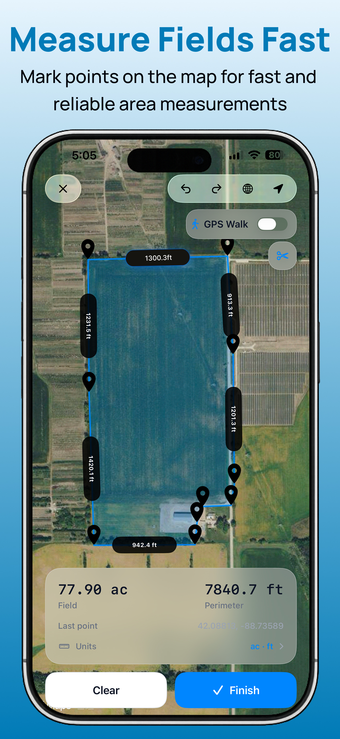 GeoAcre - Land Area Measure screenshot 3