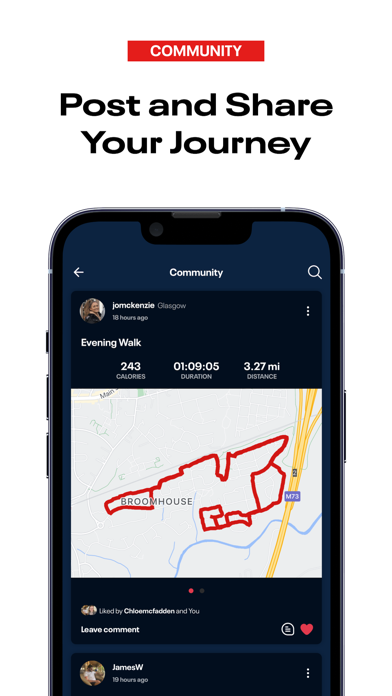Reebok Fitness App Screenshot
