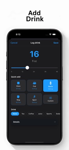 Water Tracker ۬ Screenshot 2 of 3