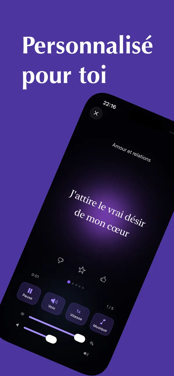 Screenshot #3 pour Affiora: affirmations du jour