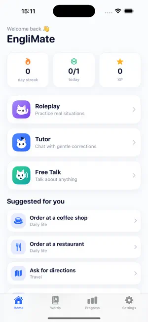 EngliMate - Learn English screenshot 1
