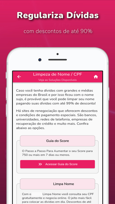 Consulta CPF, Score e Dívidas Screenshot