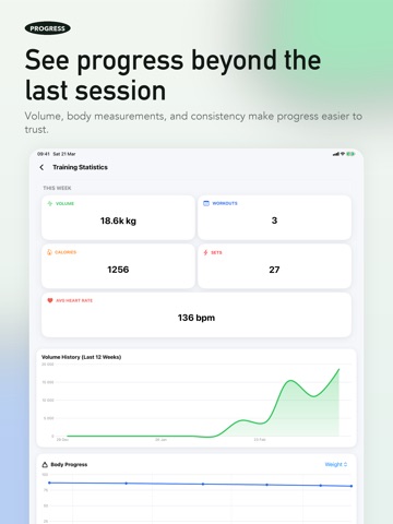 Neiro Fit: Workout Tracker iPad screenshot