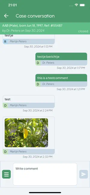 Peregrinus TeleConsult screenshot 2