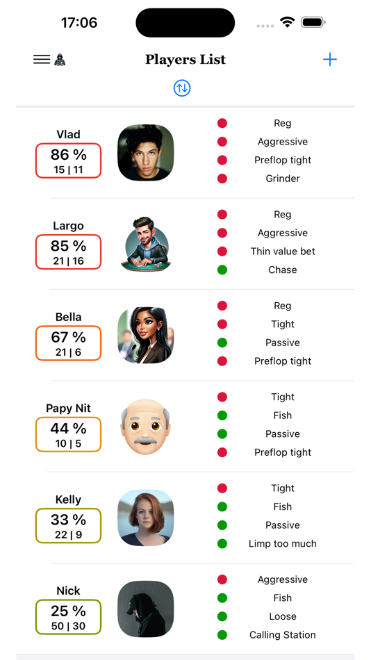 #7. Poker Balance (iOS) 由: Conseil QuantHorizon inc