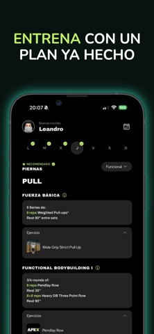 APEX - Entrenamiento Personal screenshot