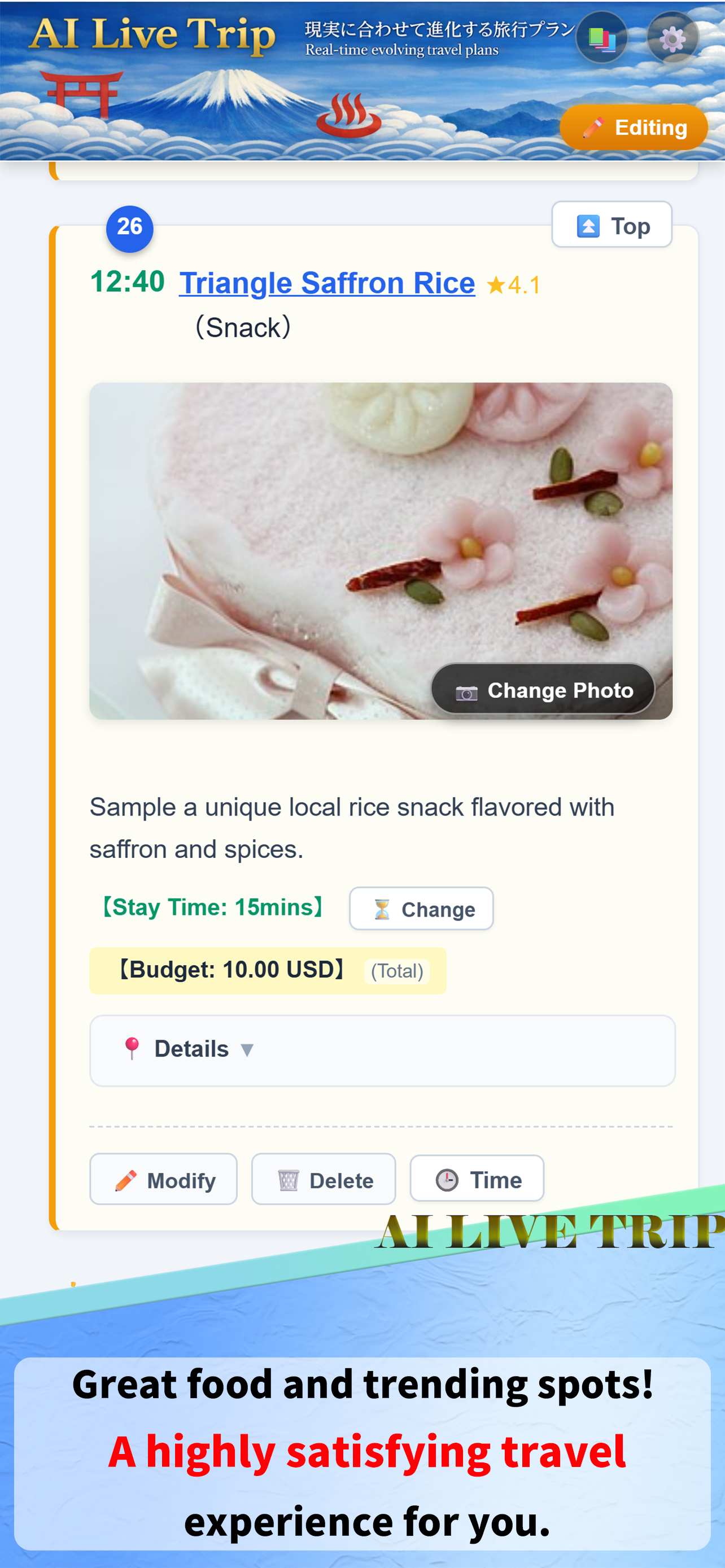 AI Live Trip - Travel Planner