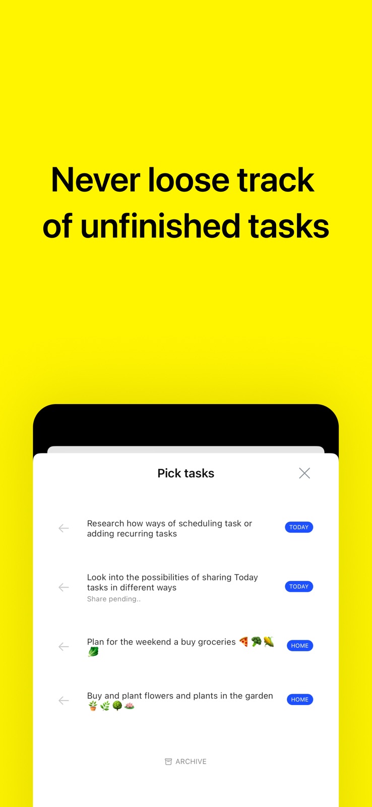 Today - Todo List iphone screenshot 2