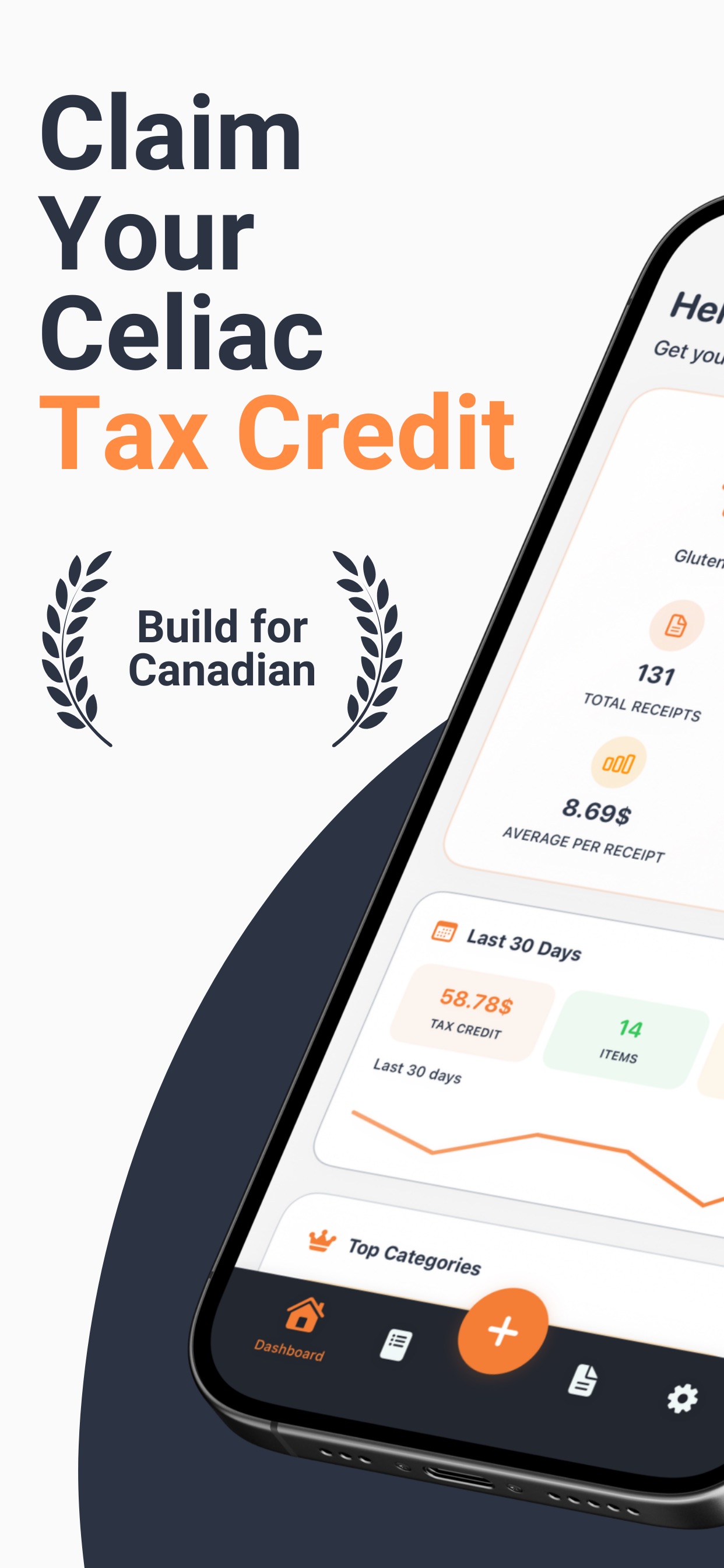 Glutax - Celiac Tax Deduction screenshot 1
