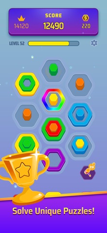 Color Hexa Puzzle Screenshot 1 of 6