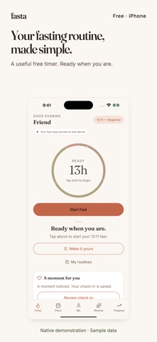 Fasta: Fasting Timer Screenshot 1 of 7