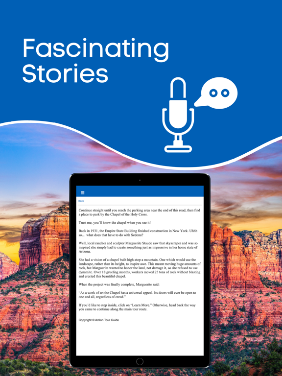 Sedona GPS: Scenic Audio Guide iPad screenshot 5 - Travel app