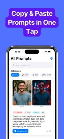 AI Photo Prompts & Filters screenshot