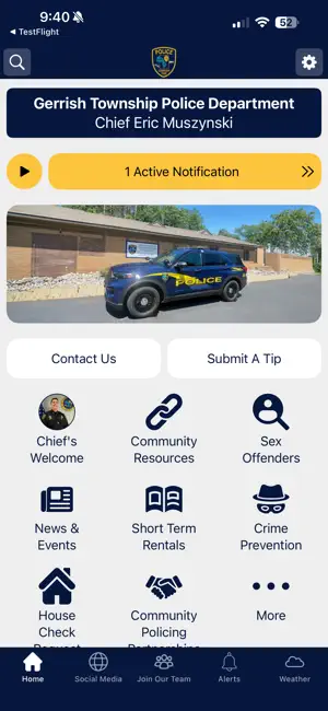 Gerrish Police Department screenshot 1