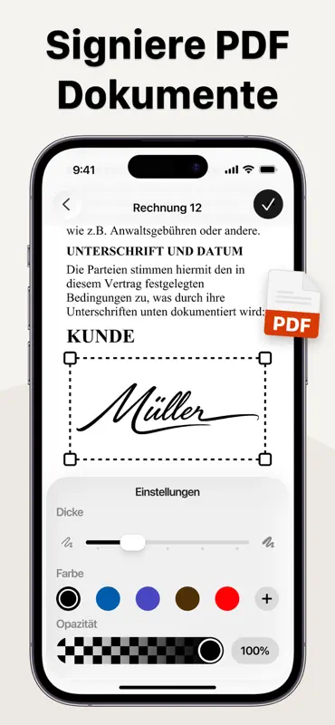 Digitale Unterschrift screenshot 1 of 6