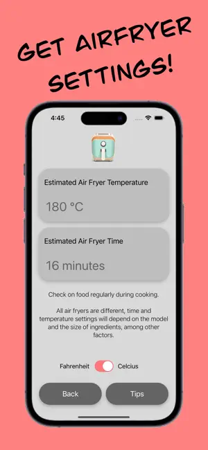 Oven2AirFryer screenshot 3