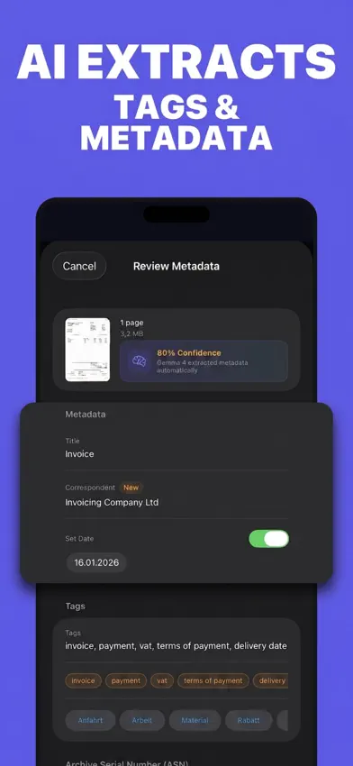 Archi — Paperless Scanner screenshot 3