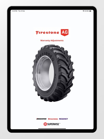 Firestone AG Warranty iPad screenshot