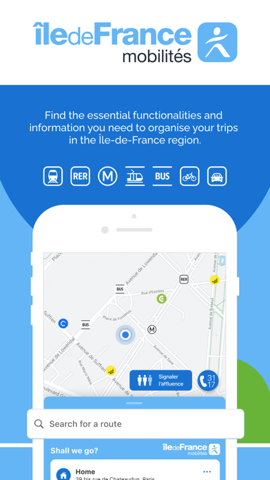 Île-de-France Mobilités Screenshot 1 - AppWisp.com Île-de-France Mobilités Screenshot 1 - AppWisp.com