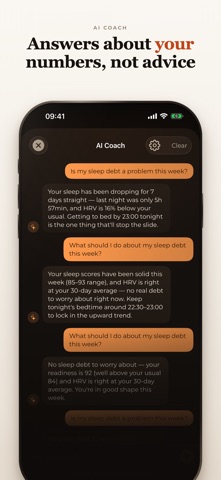 Corio: Cardio Age & Recovery screenshot