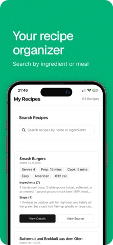Plan2Meal: Recipe Organizer Screenshot 2 of 5