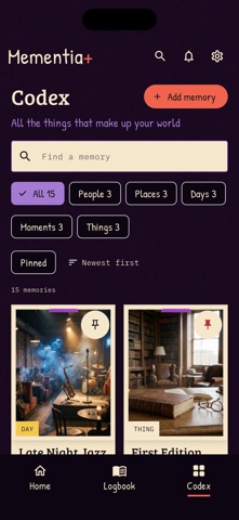 Mementia: Journal & Codex Screenshot 8 of 10