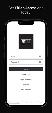 Fitlab Access iPhone screenshot