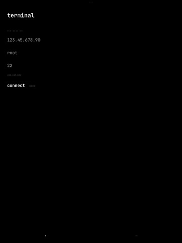 SSH Terminator ipad screenshot 2