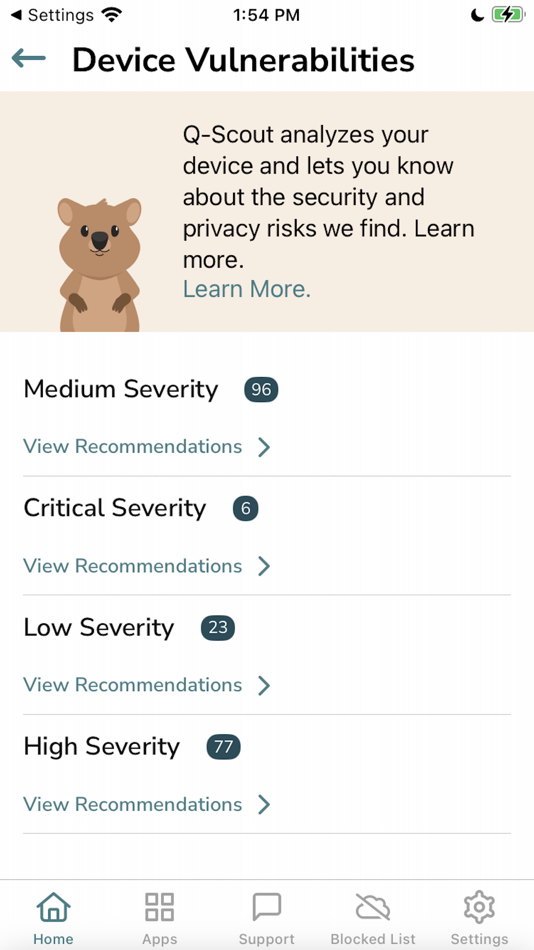 #4. Q-Scout (iOS) 게시자: Kryptowire Inc