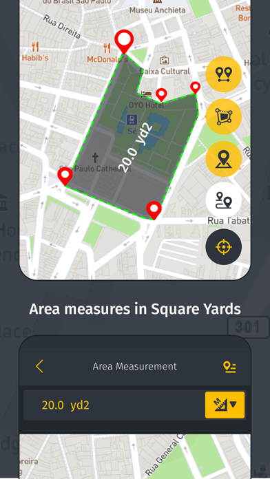 Land Distance Area Calculator Screenshot 2 - AppWisp.com Land Distance Area Calculator Screenshot 2 - AppWisp.com