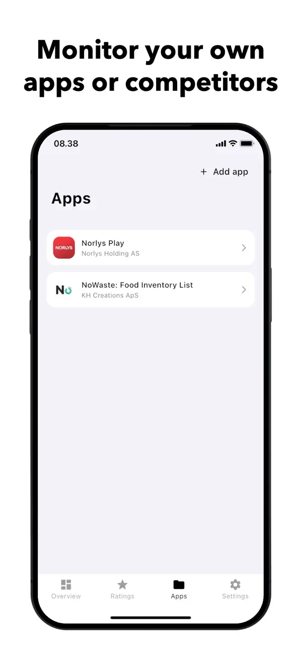 Screenshot #3 pour Clearli - Monitor app ratings