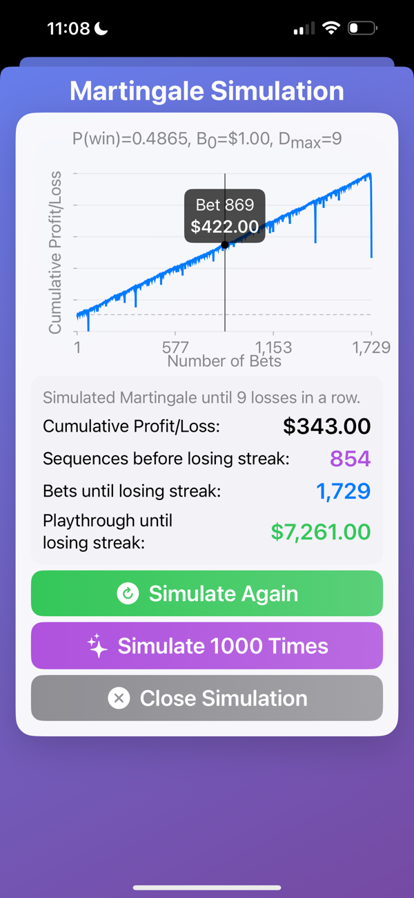 Martingale Strategy screenshot 5